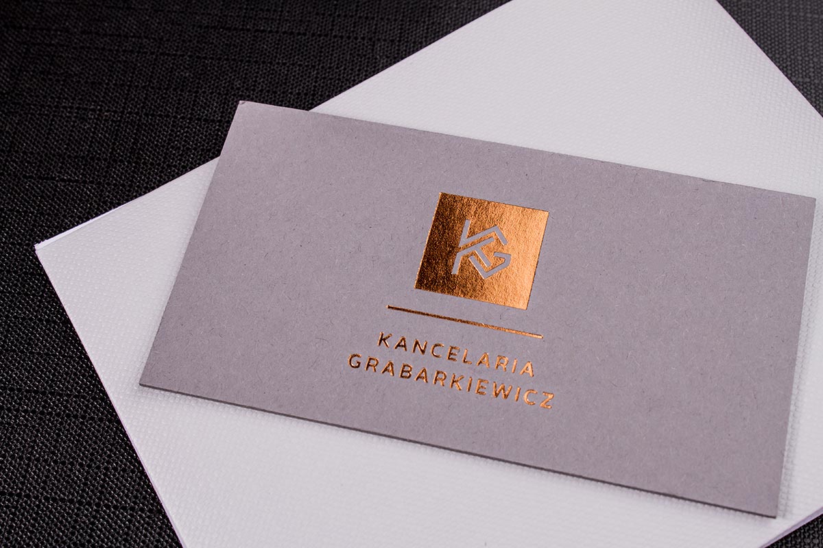 Grey Business Cards