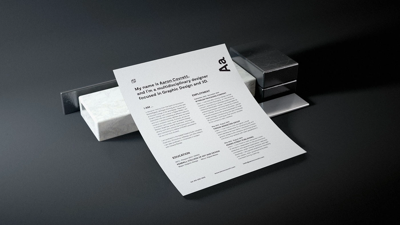 Minimal Letterhead | White | Luxury Printing